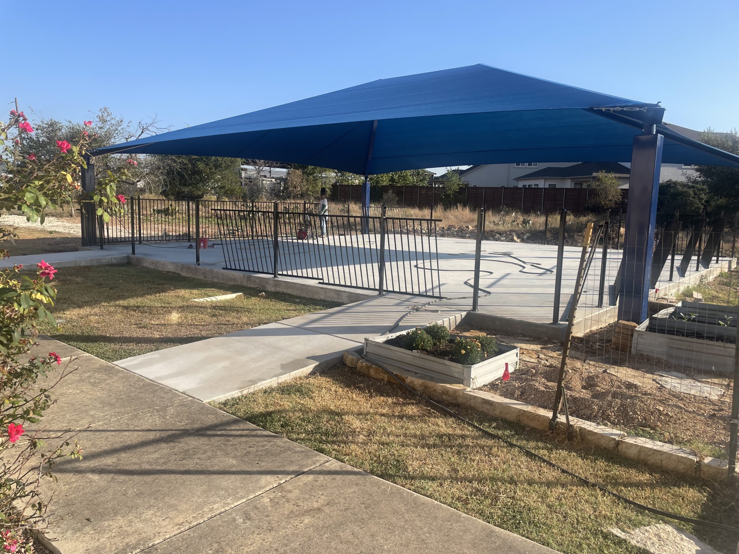 Bowman Outdoor Living is installing the fencing for our new playground 10/21/24