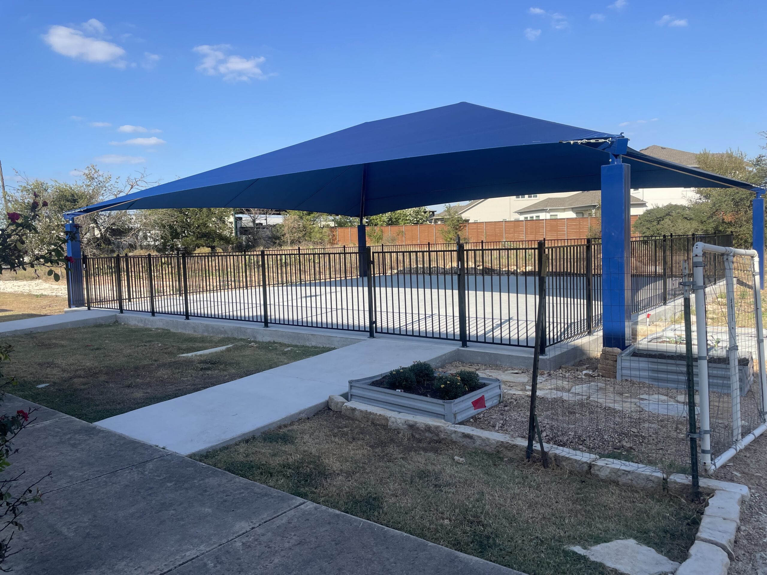 Completed Fencing Around Playground on 10/22/2024