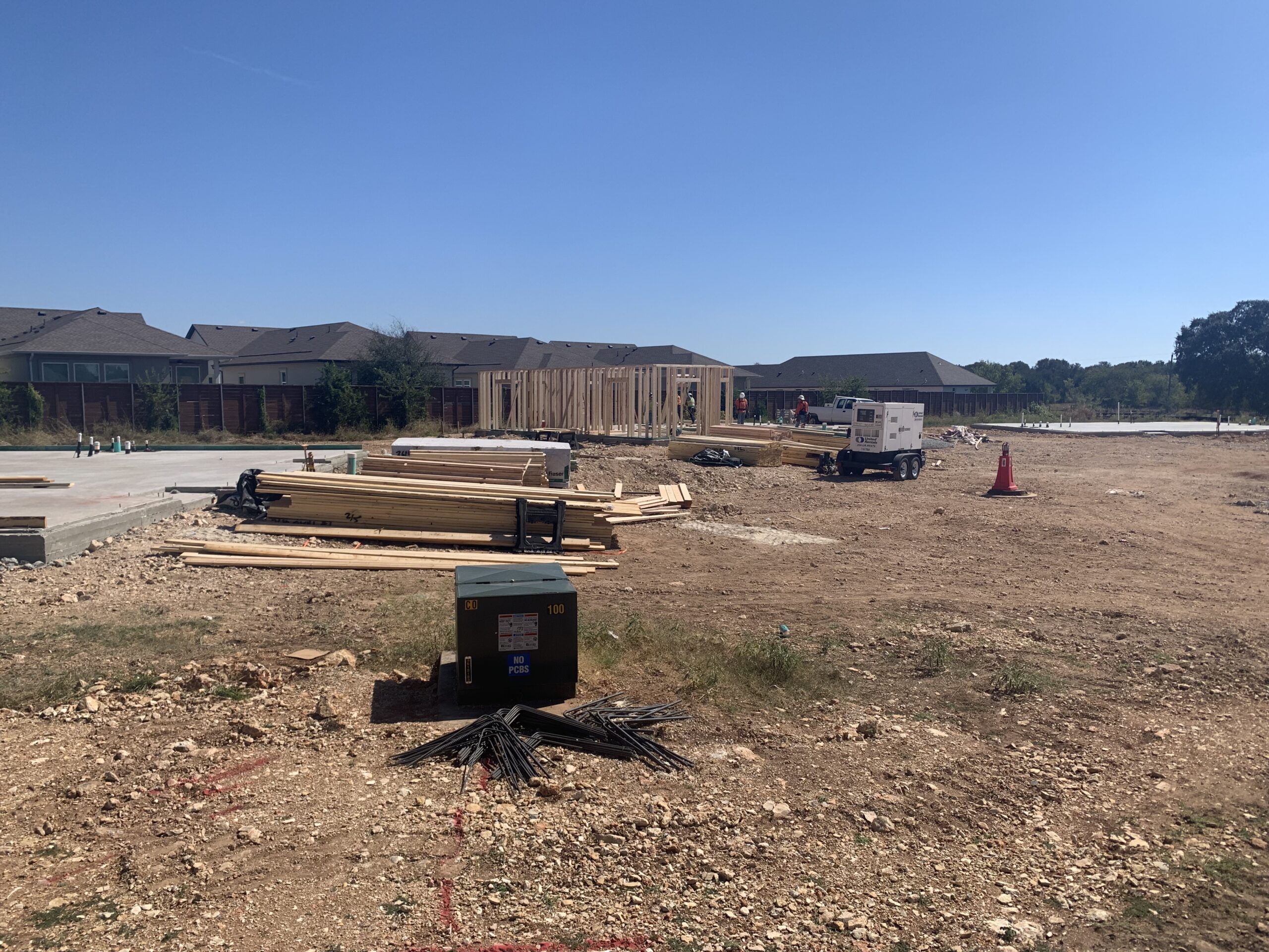 Vertical construction begins