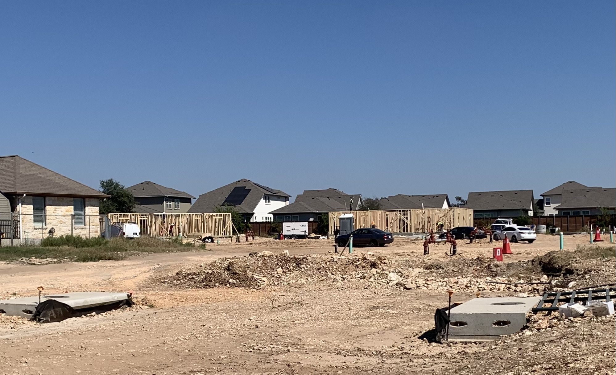 Vertical construction begins